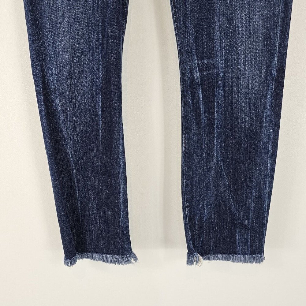 Citizens of Humanity Ava Low Rise Straight Leg Blue Jeans Womens Size 26 Frayed - Picture 2 of 16